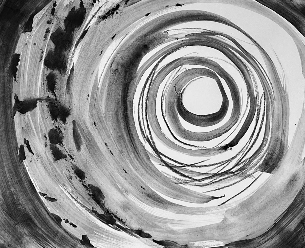 Spiral off-center by Stacey Lee Evans
